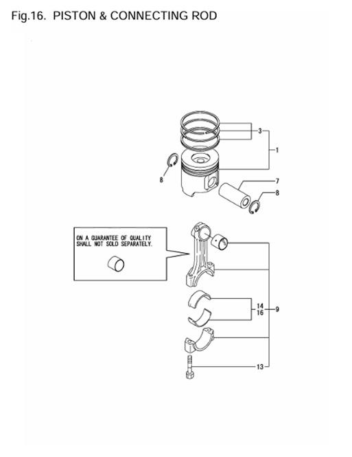 4JH4-TE-(75Hp)-0CR10-M63602-PCR-PISTON-&-CONNECTING-ROD