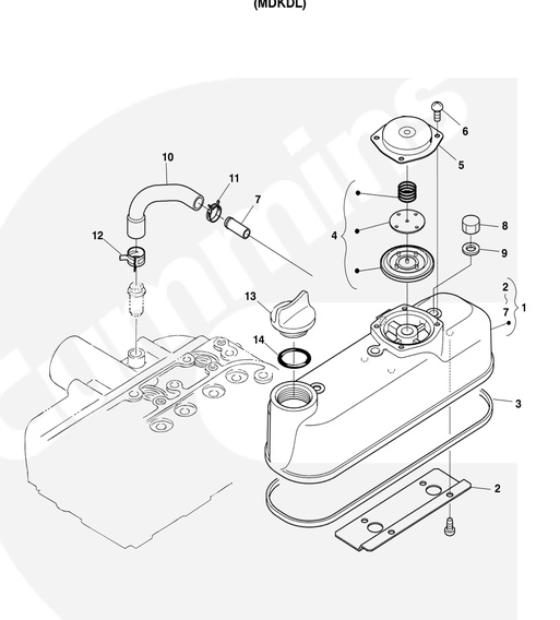 MDKDL-MDKDL/M/N-CHC-Cylinder-Head-Cover-(MDKDL)
