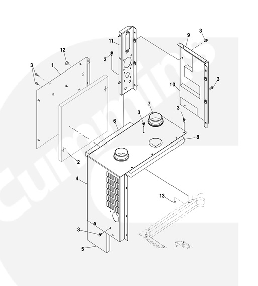 MDKDN-MDKDL/M/N-GSSH-Generator-Sound-Shield-Housing