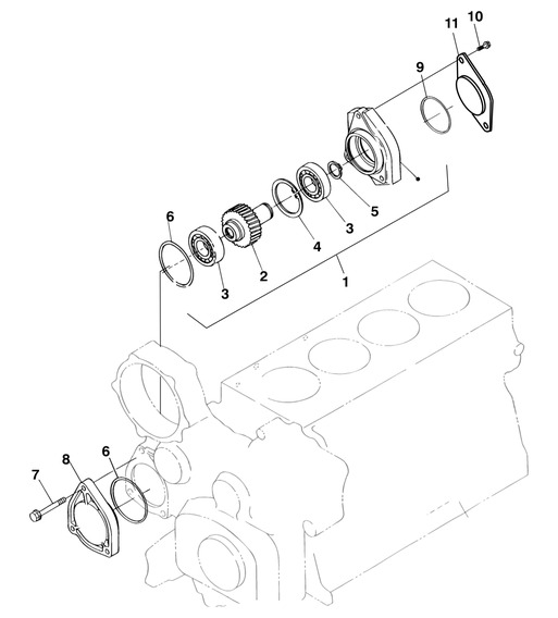 MDKDU-MDKDS/T/U-ADSWP-Auxiliary-Drive-(Sea-Water-Pump)