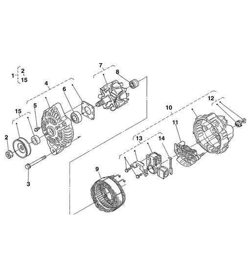 MDKDU-MDKDS/T/U-ALTC-Alternator-Components