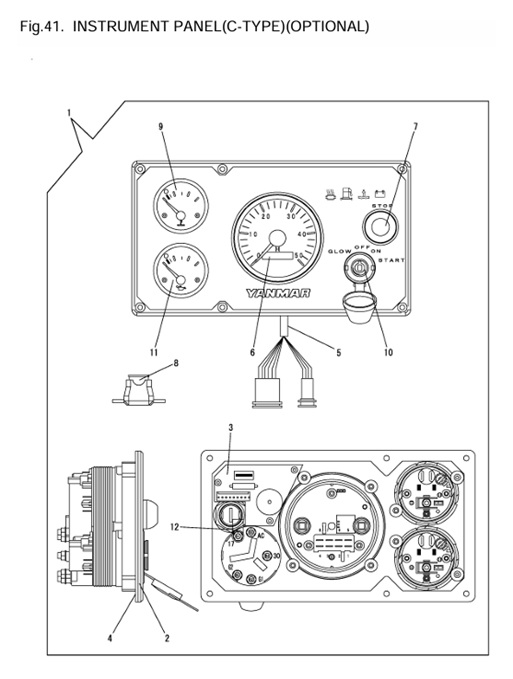 3JH4E-0CR10-M56101-IP2-INSTRUMENT-PANEL(C-TYPE)(OPTIONAL)